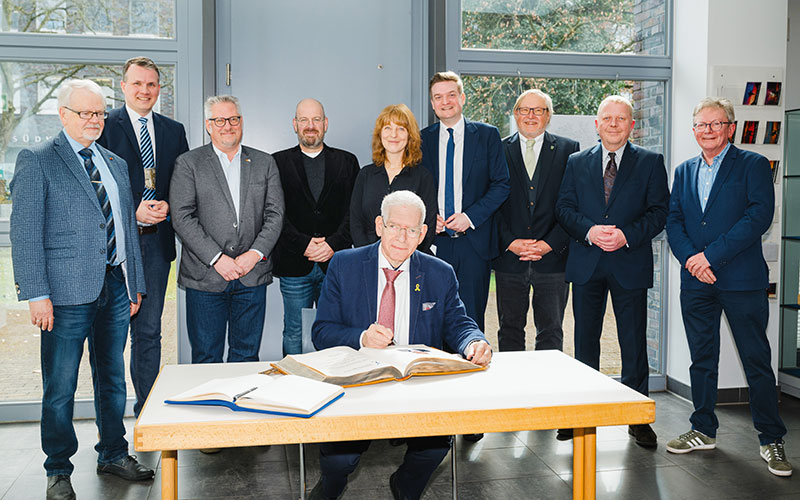 Besuch eines hochrangigen Gastes