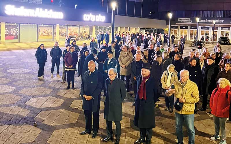 Gedenken im Opernhaus