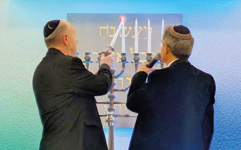 Chanukka unter Polizeischutz